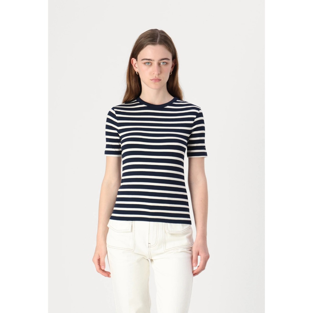 GP - TSHIRT RIB KNIT SHORT SLEEVE WOMEN/TSHIRT RIB KNIT SHORT SLEEVE WOMEN