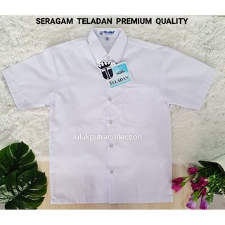 Seragam Baju Hem Kemeja Putih Lengan Pendek  SD SMP SMA (Seragam Sekolah TELADAN)