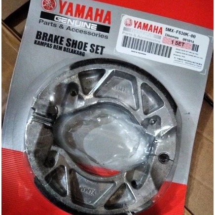 ผ้าเบรค REAR DRUM YAMAHA MIO J MIO GT SMILE SOUL NUVO JUPITER MX X RIDE 5MX