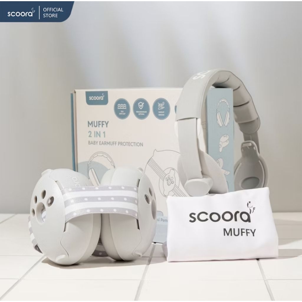 SCOORA Muffy Baby Earmuff ป้องกันการได้ยินกันเสียงสําหรับหูเด็ก