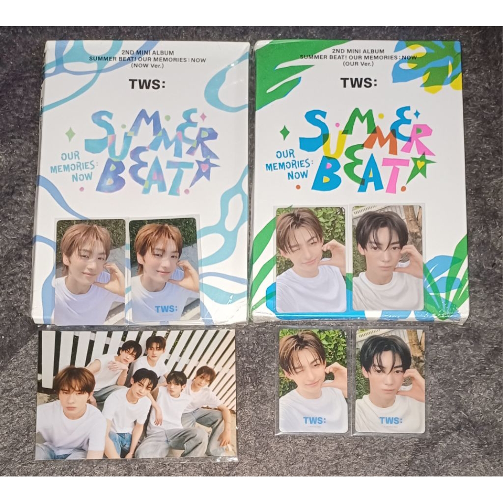 TWS 2nd MINI ALBUM SUMMER BEAT OUR VER NOW VER SEALED + POB WEVERSE YOUNGJAE JIHOON HANJIN GROUP