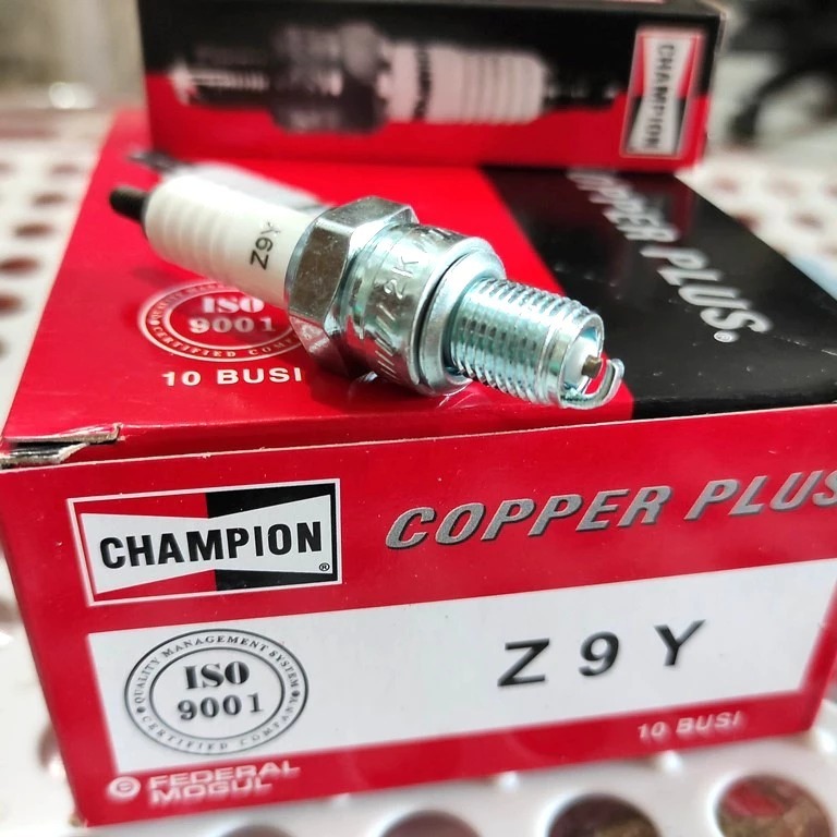 25B SPARK PLUG Z9Y 4T Spark Plug Z9y Z 9 Y C7 4 จังหวะ 4t Champion Grand Jupiter Mio Vega Smash Win 