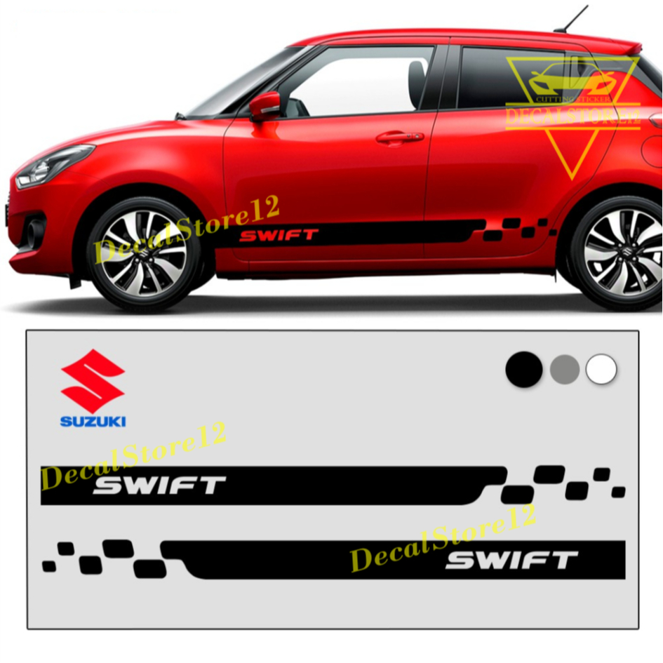 สติ๊กเกอร์ Swift, สติ๊กเกอร์รายการตัด, สติ๊กเกอร์รายการตัวถังรถ suzuki Swift, ดีไซน์ใหม่