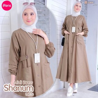 Midi Dress Shanum Linen Ramy Premium