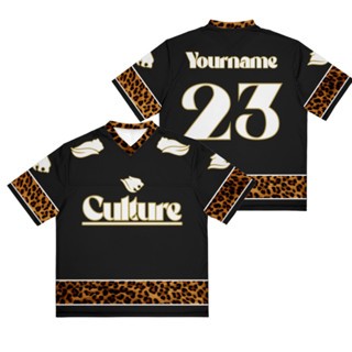 LEO CULTURE BLACK STREETWEAR JERSEY