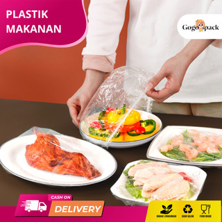 (100 Pcs) Sarung Plastik Makanan Food Grade / Plastik Pelindung makanan / Penutup Makanan / Plastik Wrapping Makanan I AJM01