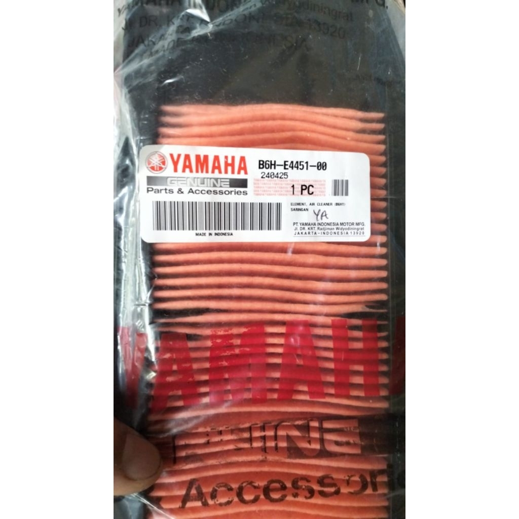 กรองแอร์โฟม nmax new 155 aerox new 155 B6H-E4451-00 เดิม YAMAHA