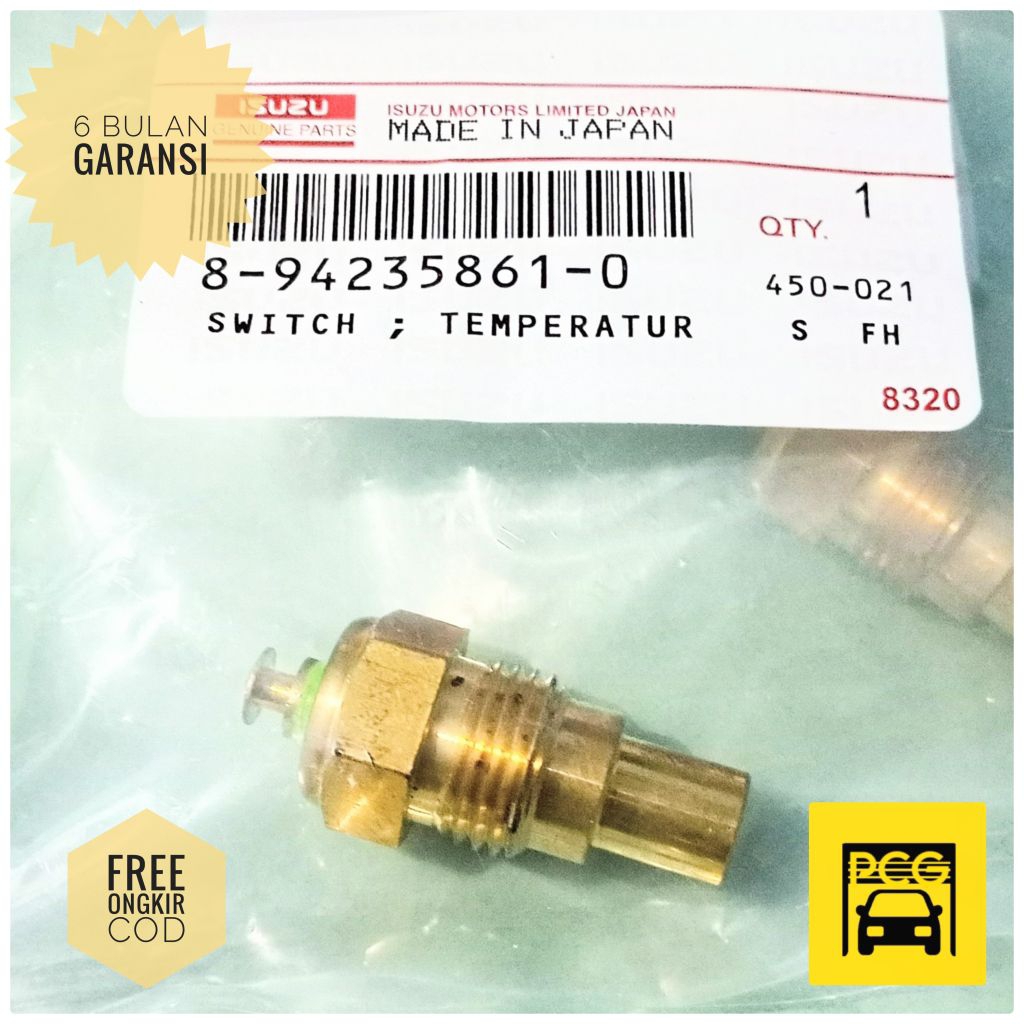 MESIN TEMPERATURE SWITCH - INDIGATOR ISUZU PANTHER 2.5 - ELF 2.5 - NHR / NKR - เครื่อง PANDOM HOT • 