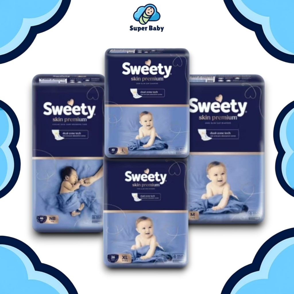 SWEETY SKIN PREMIUM DUAL ZONE TECHNOLOGY PANTS SIZE NB / S / M / L / XL