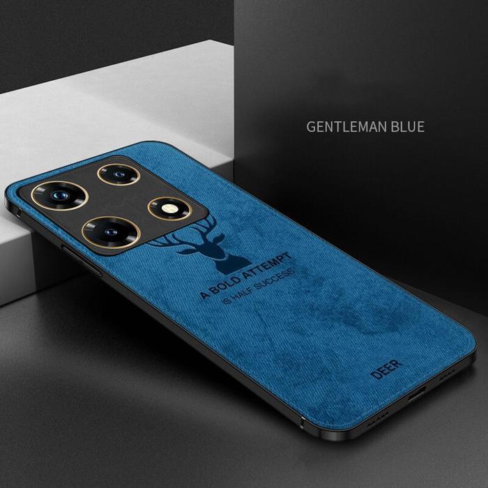 Deer Infinix Note 30 Pro Softcase Jeans Canvas Texture Cloth Case
