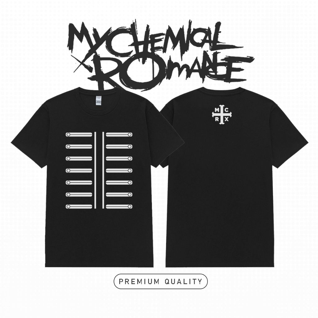 เสื้อยืด My Chemical Romance Band | เสื้อผ้า MCR | หวีคอตตอน Thrit พรีเมี่ยม 24S