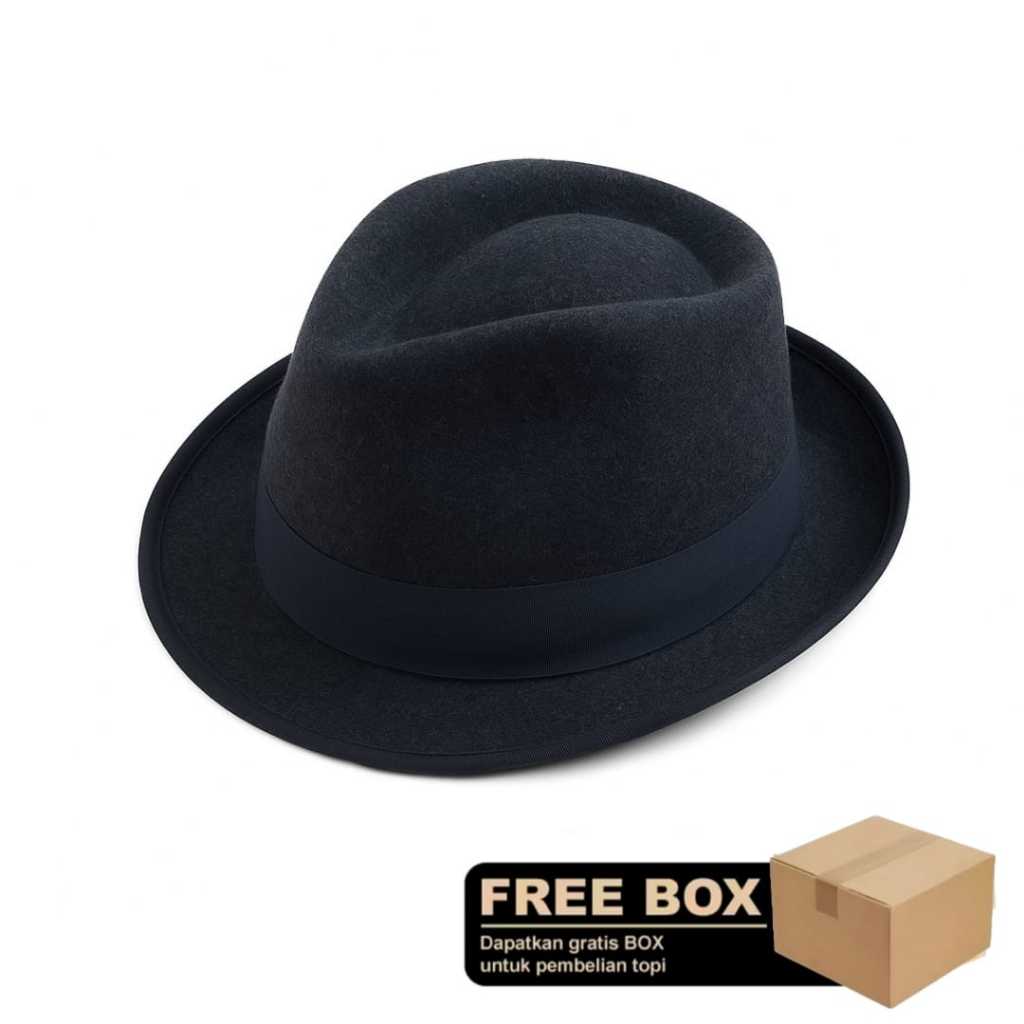หมวก Fedora ผู้ใหญ่หมวก Fedora ธรรมดากํามะหยี่หมวก Fedora Quino ผู้ใหญ่