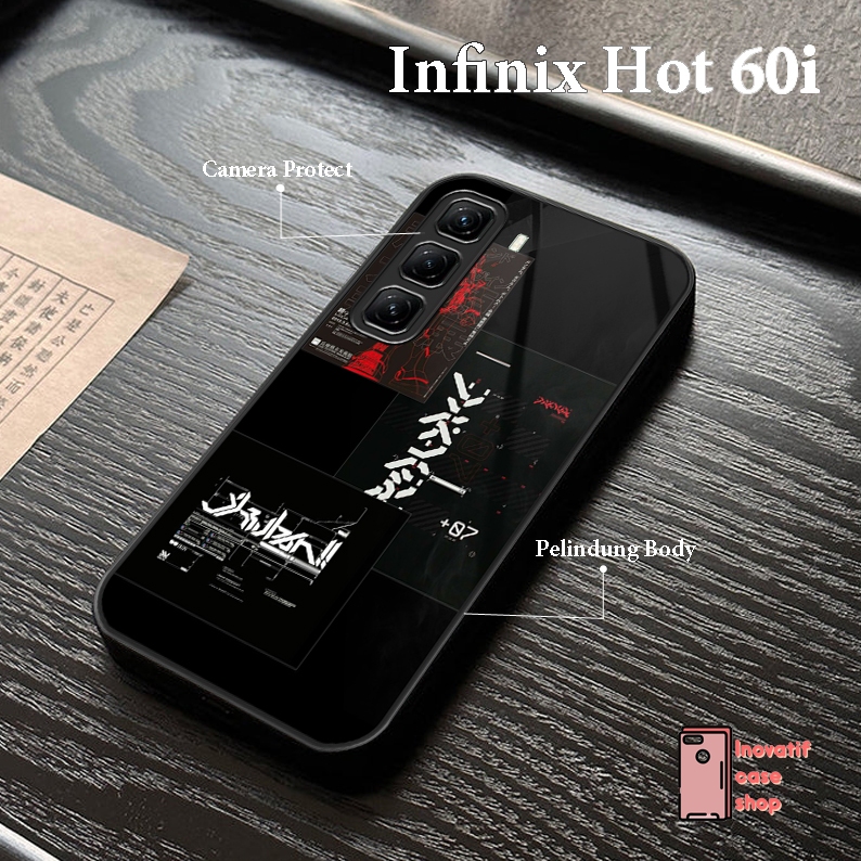 ล่าสุด Infinix Hot 60i Glass Softcase 2025 - IC08 - เคสโทรศัพท์มือถือหรูหราหรูหราคลุมทั้งหมดตัวป้องก