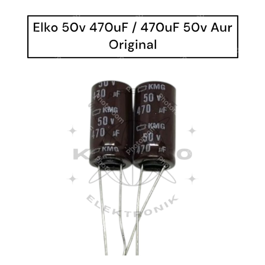 Elko 50v 470uF / 470uF 50v Aur ต้นฉบับ