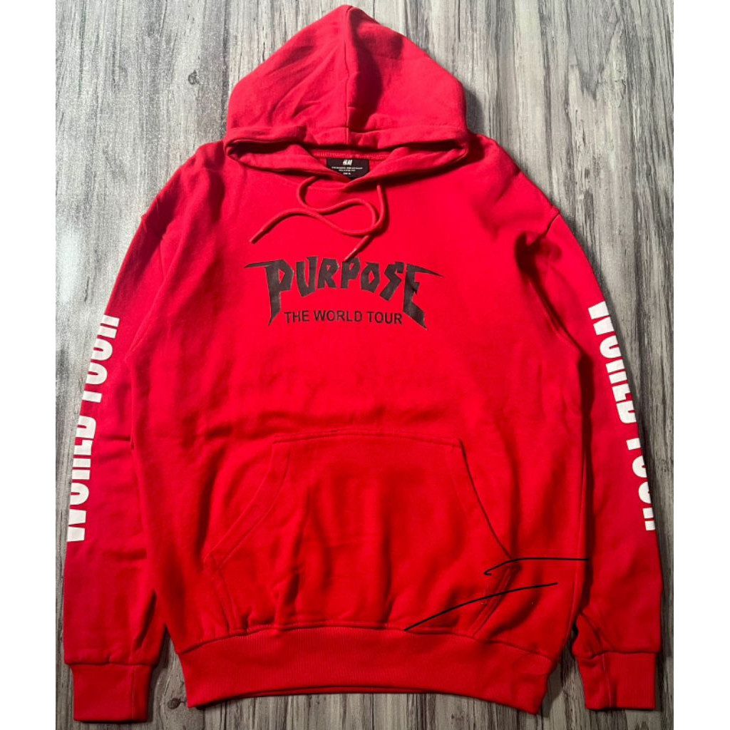 H&M PURPOSE RED HOODIE