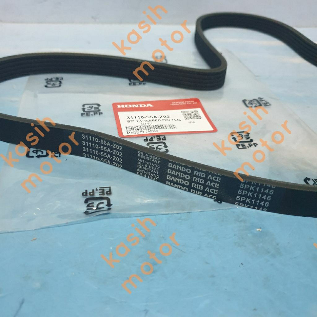 FAN BELT VAN BELT FAN BELT 5PK 1146 5PK1146 HRV 1.5 1,500CC JAZZ RS GK5 CITY GM6 ORIGINAL JAPAN