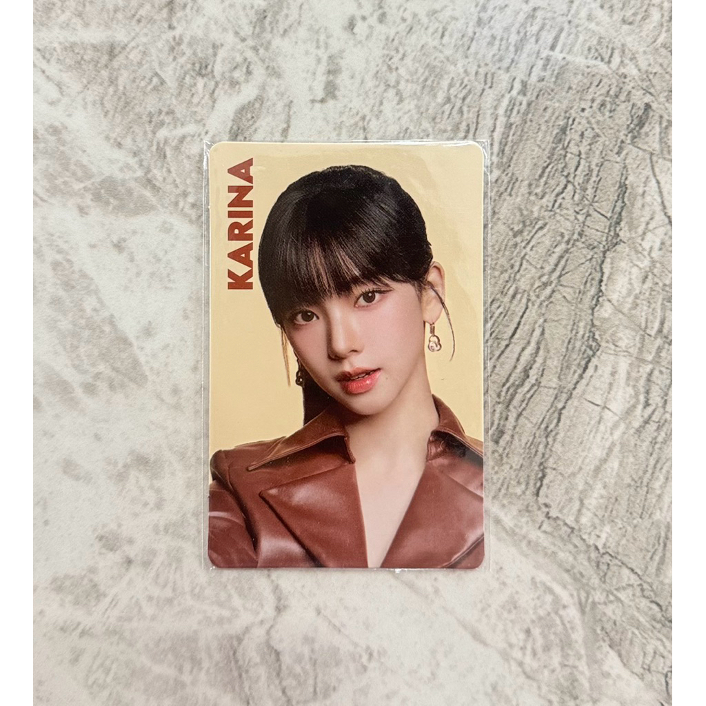 NABATI Photocard X AESPA Karina (OFFICIAL)