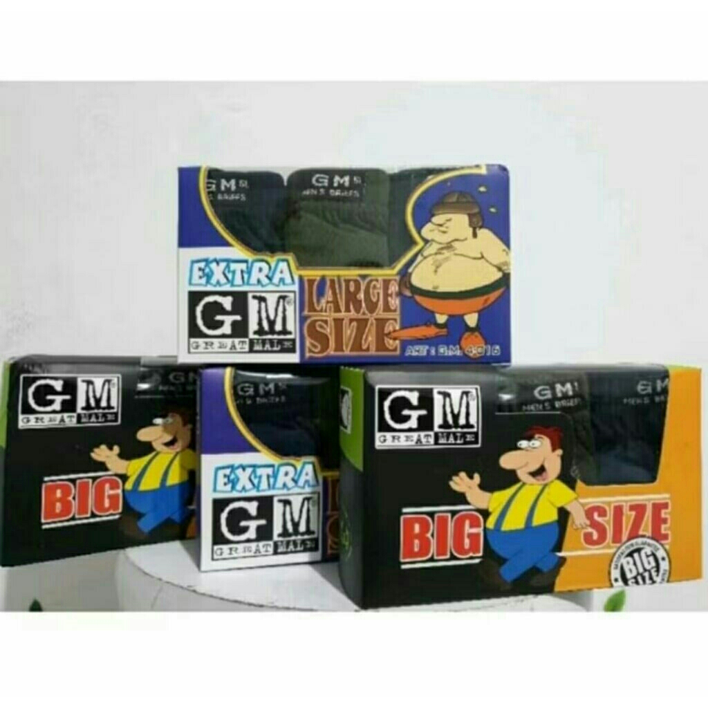 GM Brand กางเกงชั้นในชายไซส์ใหญ่