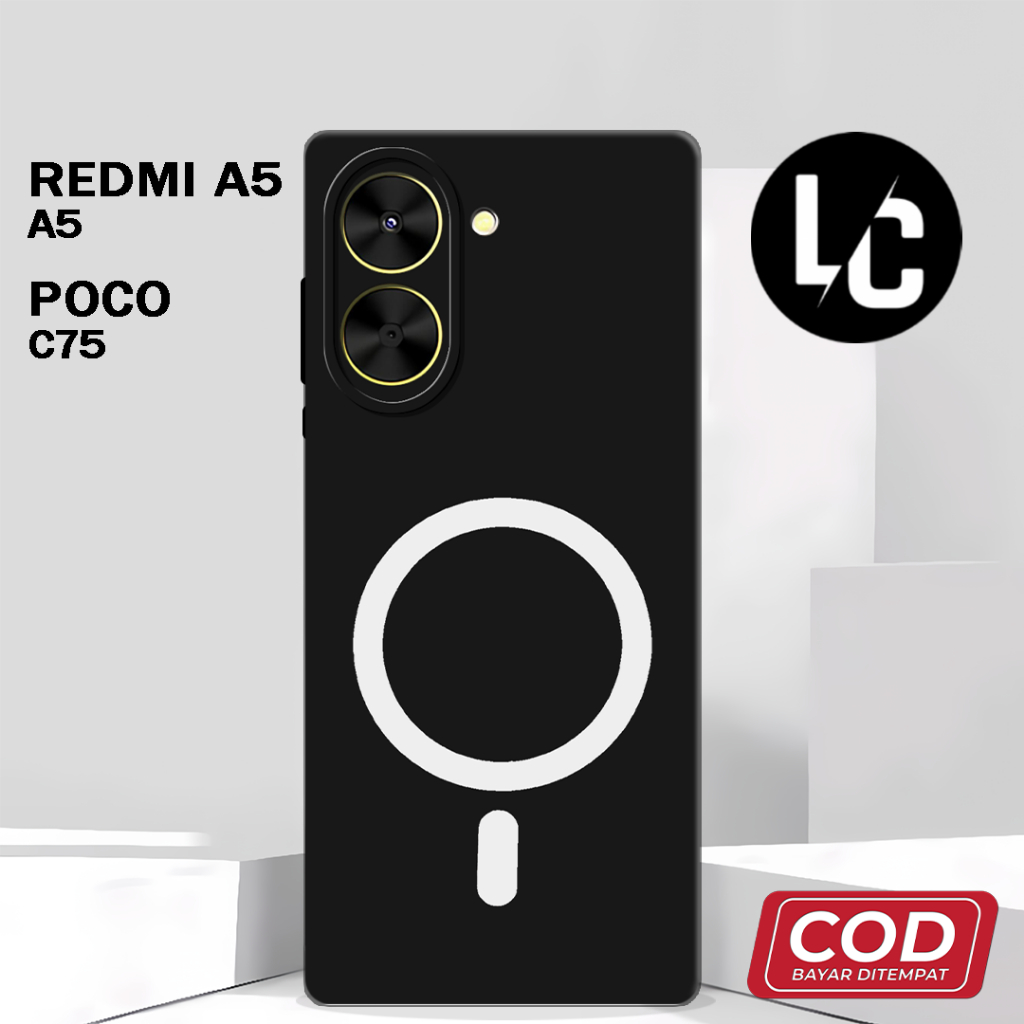 ( AQ 25) Softcase ยืดหยุ่นยางสําหรับ Poco C71 4G l Redmi A5 4G l POCO C75 l REDMI 14C ล่าสุด l อะนิเ