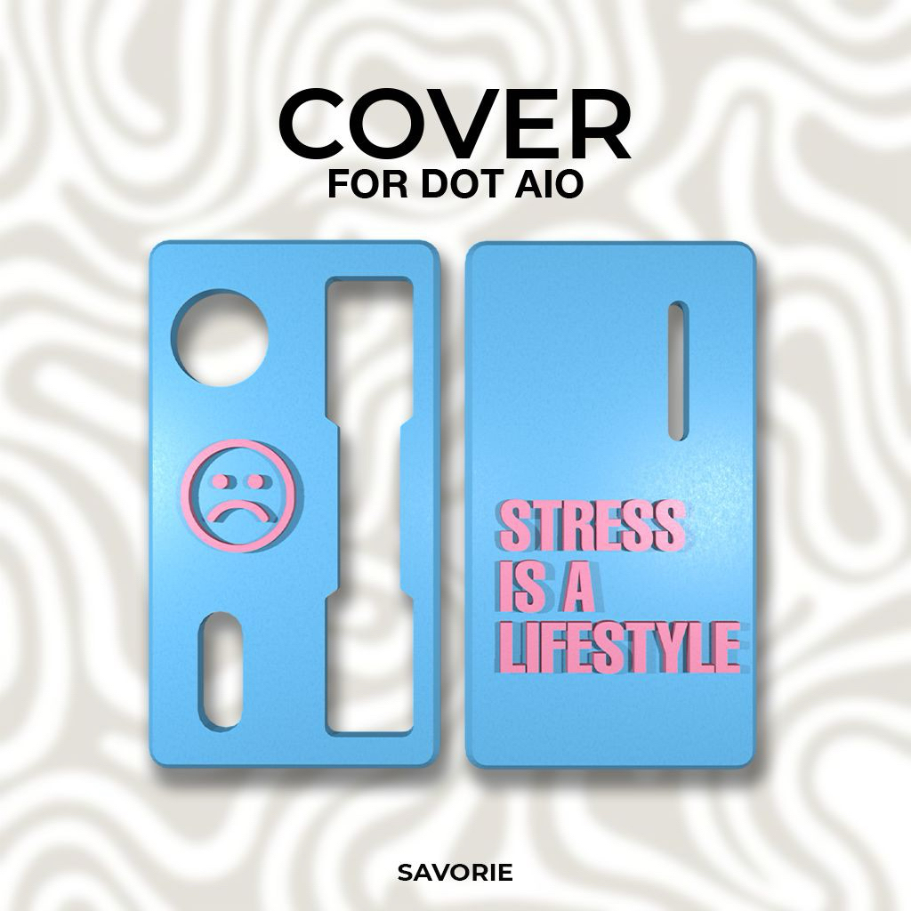 SIAL BLUE PINK D0T CASE 3D PRINT MAGNETIC