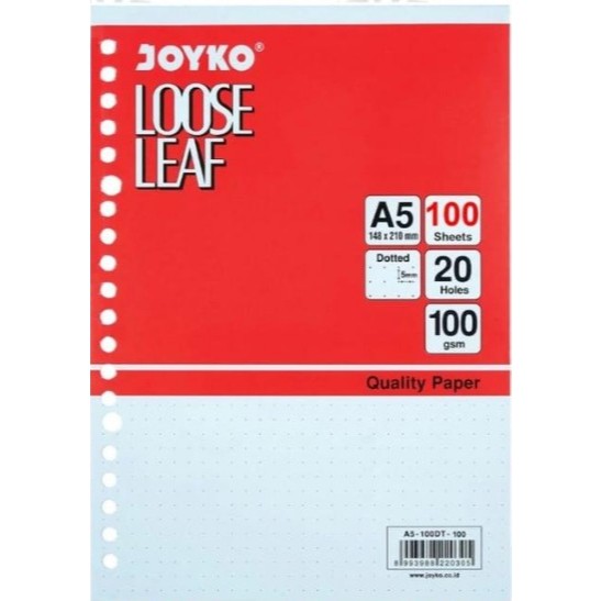 Joyko LooseLeaf A5 100 แผ่น 100 แกรม