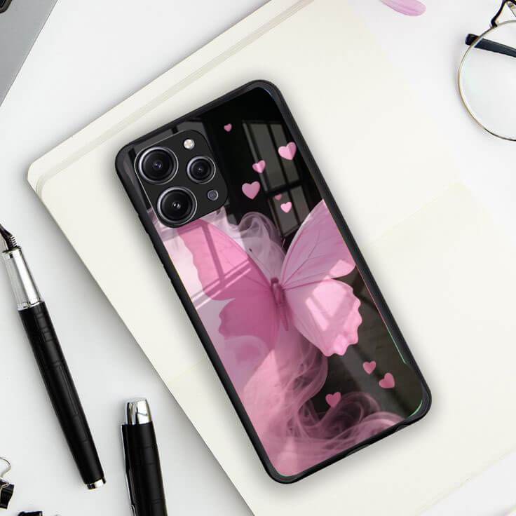 HP (G97) Softcase Glass Kaca สําหรับ REDMI 12 ใหม่ล่าสุดเคสโทรศัพท์ TPU กันน้ําล่าสุด