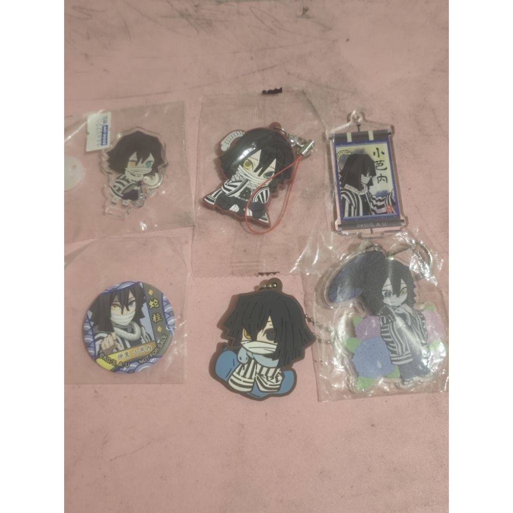GANTUNGAN Obanai iguro hashira demon slayer kimetsu no yaiba พวงกุญแจ พวงกุญแจอะคริลิค สายยางอะคริลิ