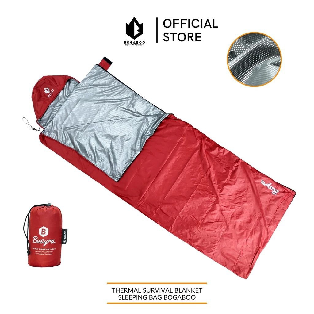 ถุงนอน BOGABOO ULTRALIGHT ผ้าห่มระบายความร้อน BSYRA series - ถุงนอน LINER - ถุงนอน Thermal bivy - ถุ