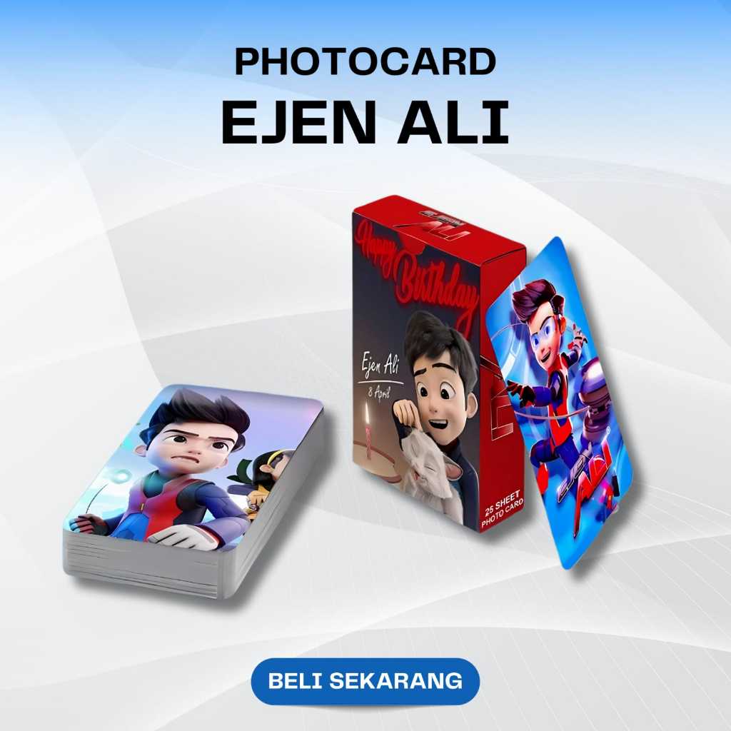 EJEN ALI PREMIUM PHOTOCARD SET 25 แผ่น / EJEN ALI