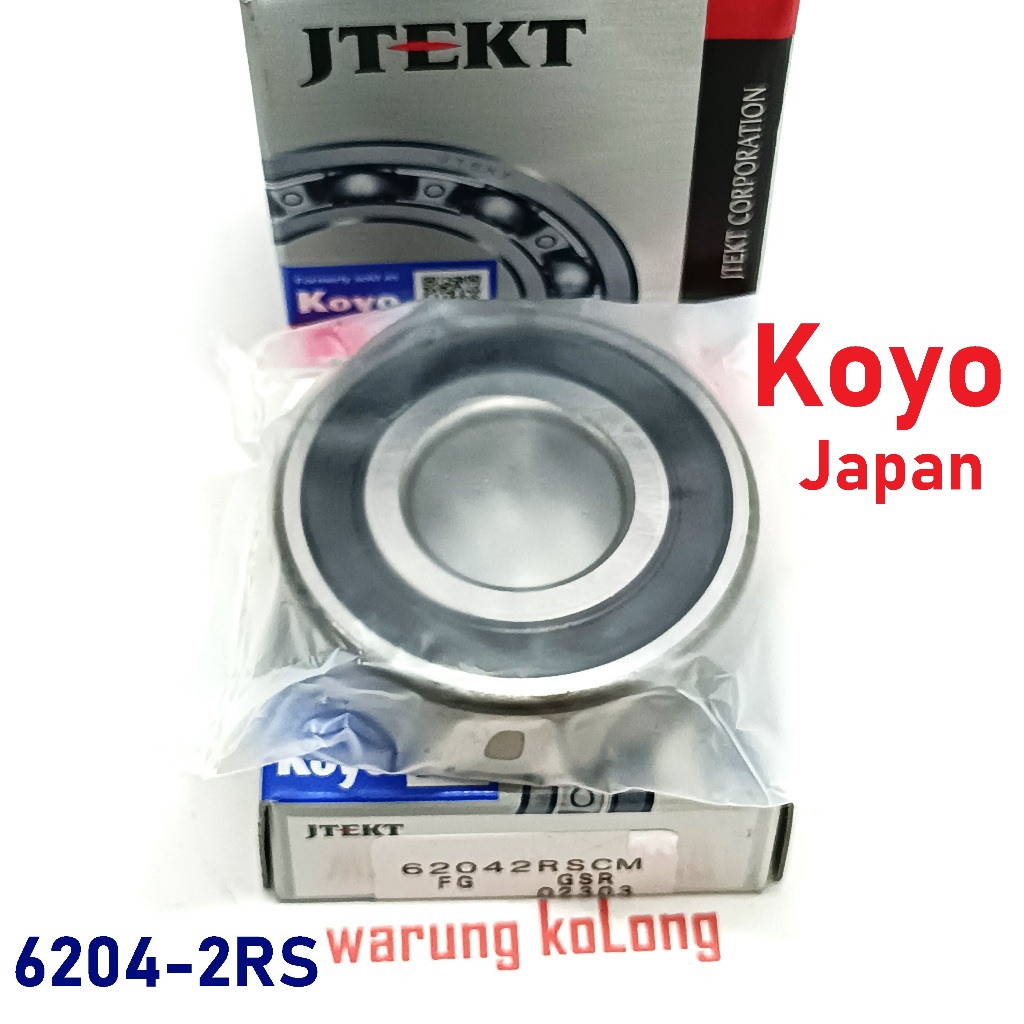 แบริ่ง 6204-2RS 6205-2RS KOYO japan 6204 2RS 6205 ล้อหน้า CARRY ภายนอกภายใน ST100 out in laker