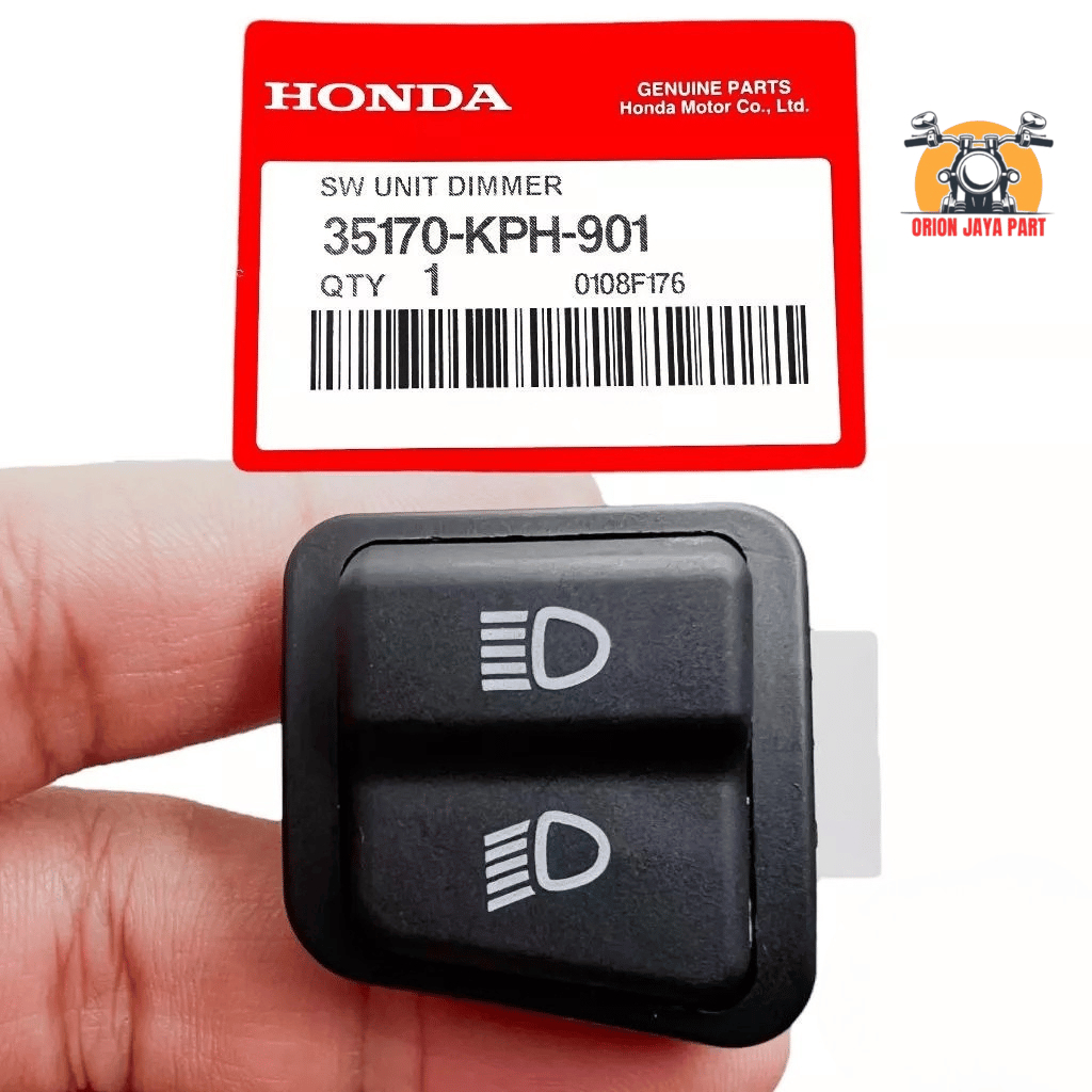 TOMBOL 35170-KPH-901 ORIGINAL ปุ่มสวิตช์หรี่ไฟ Far Near KPH Honda Supra X 125 - Karisma