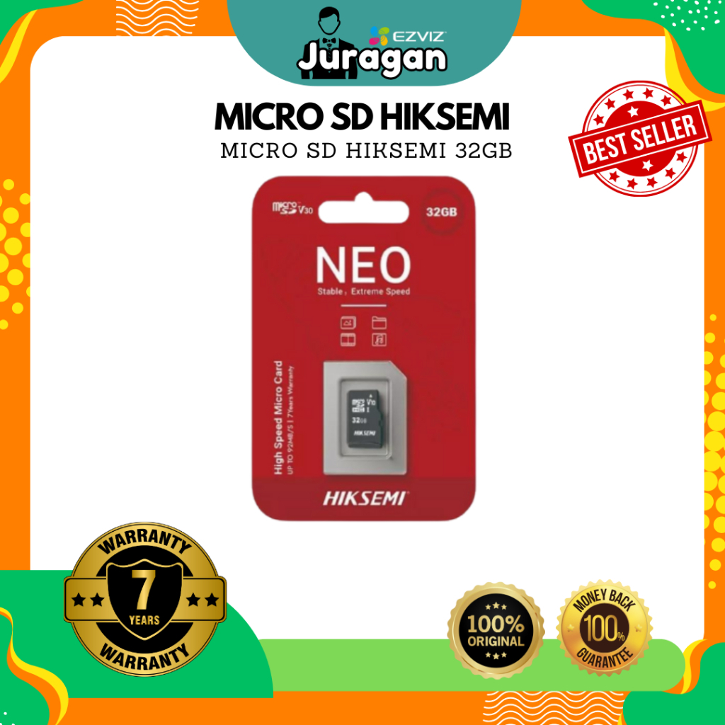 MICRO SD CARD 32GB - HIKSEMI BY HIKVISION NEO MICRO SD CARD 32GB