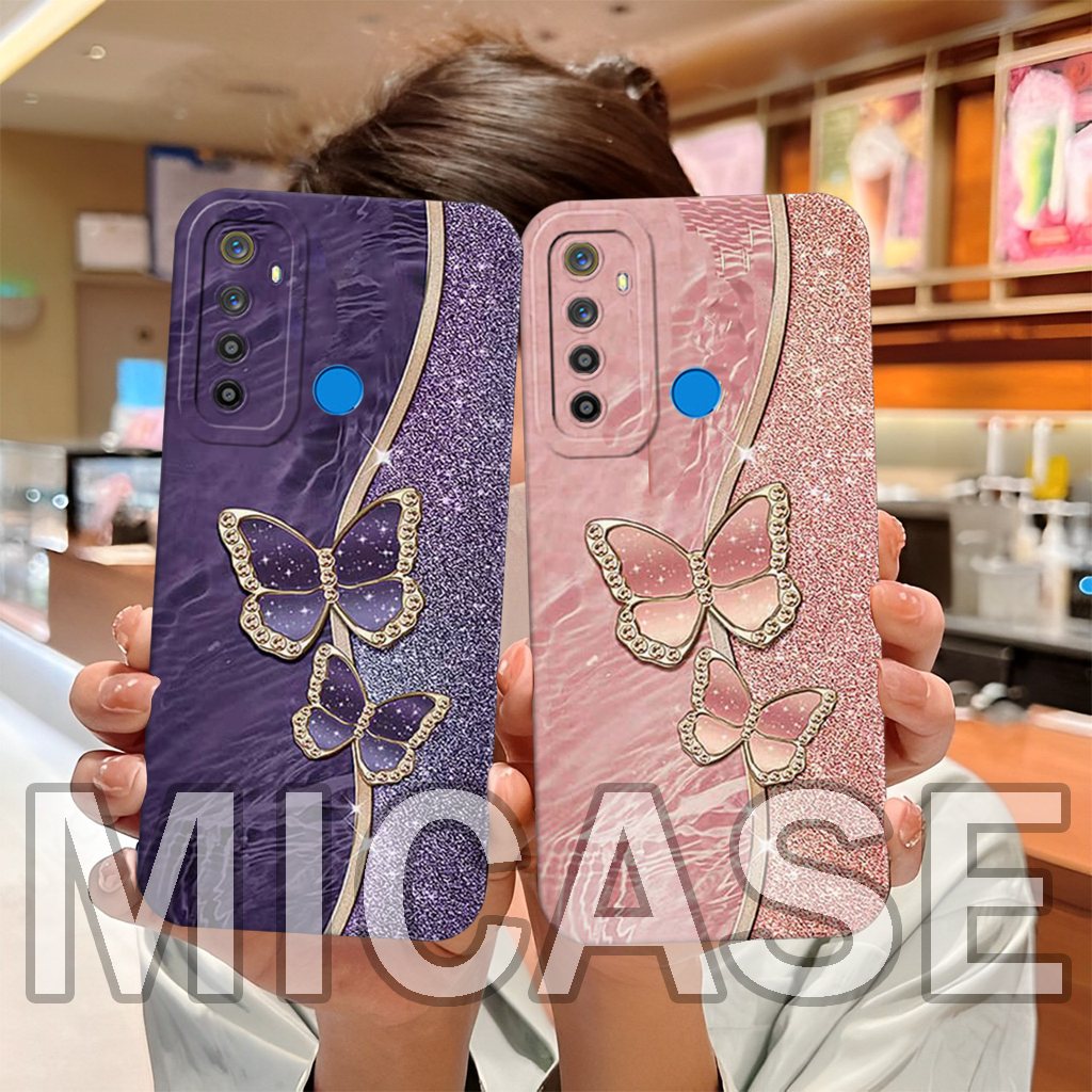 HP Realme Xt X2 - Realme 6 7 8 9 Pro Plus 8i 9i Motif Softcase - Contemporary Motif Case - Silicone 