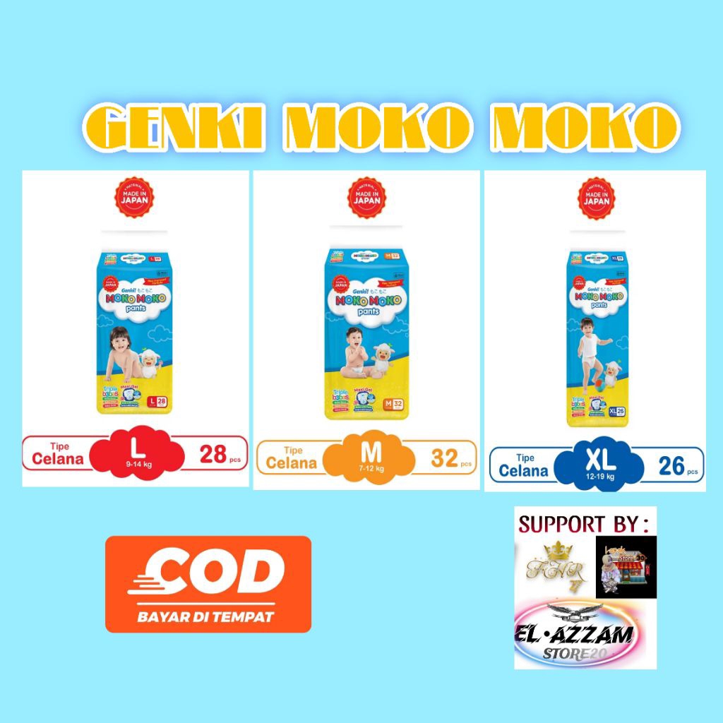 GENKI MOKOKO PANTS ORIGINAL 100%