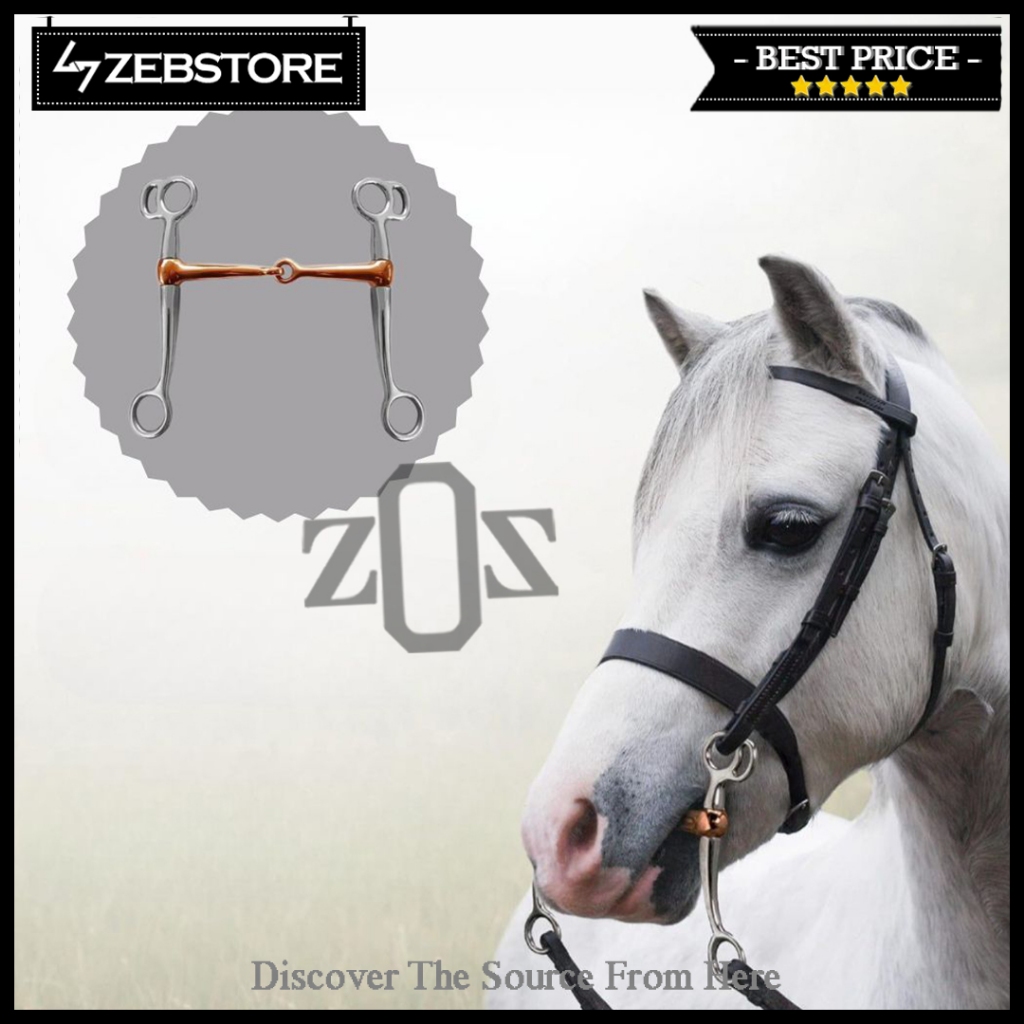 Snaffle Tom Thumb Bit ม้าขี่ม้า BT1101U โลหะเหล็ก