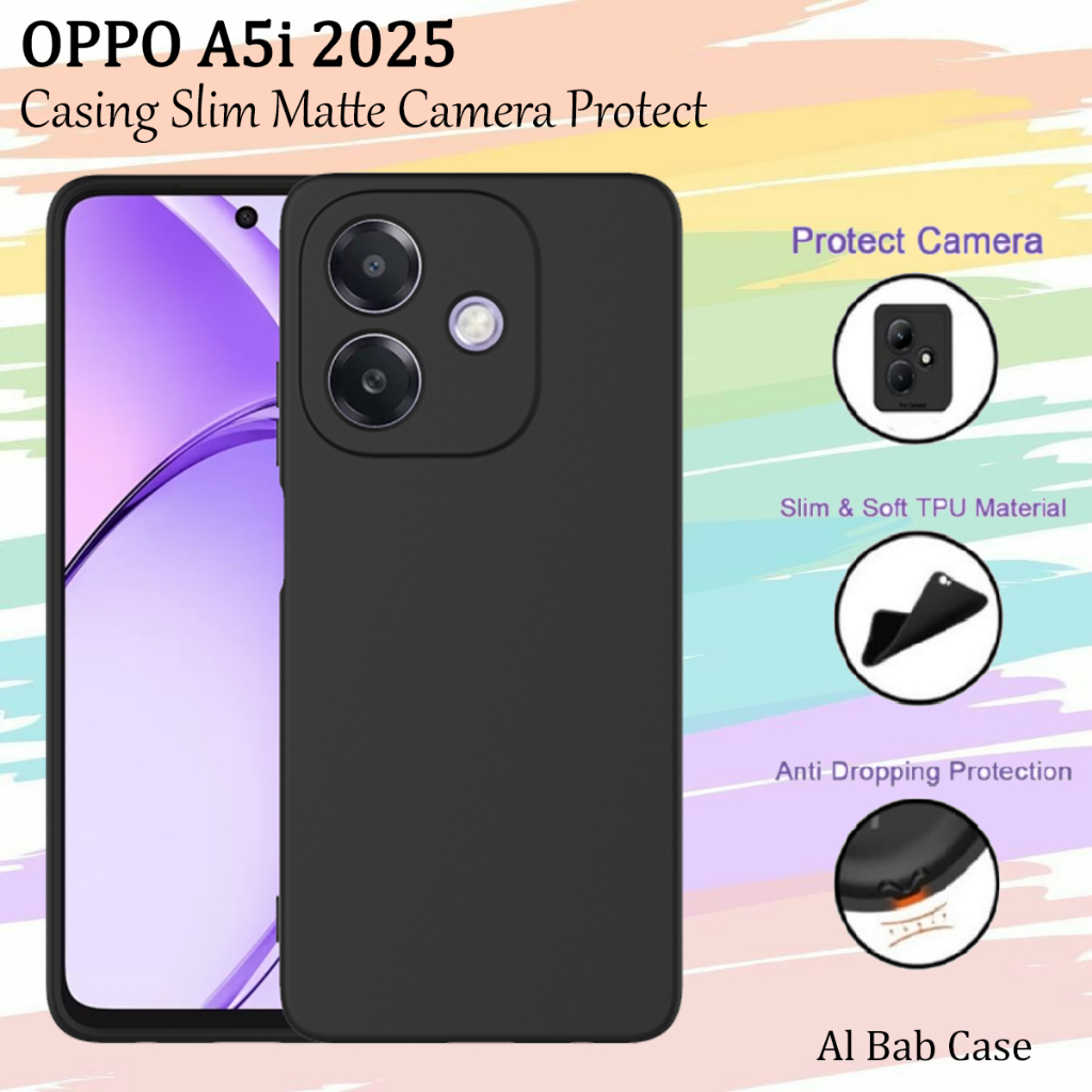 เคส OPPO A5i 2025 Black Matte Ultra Slim