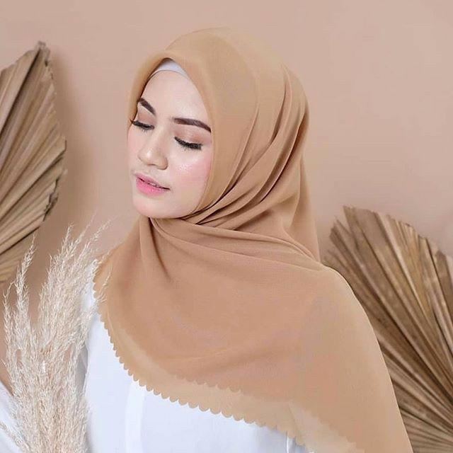 Amanah.Collection86 Bella lasercut Hijab Bella Square Plain Square Hijab Bela Laser Cut Hijab