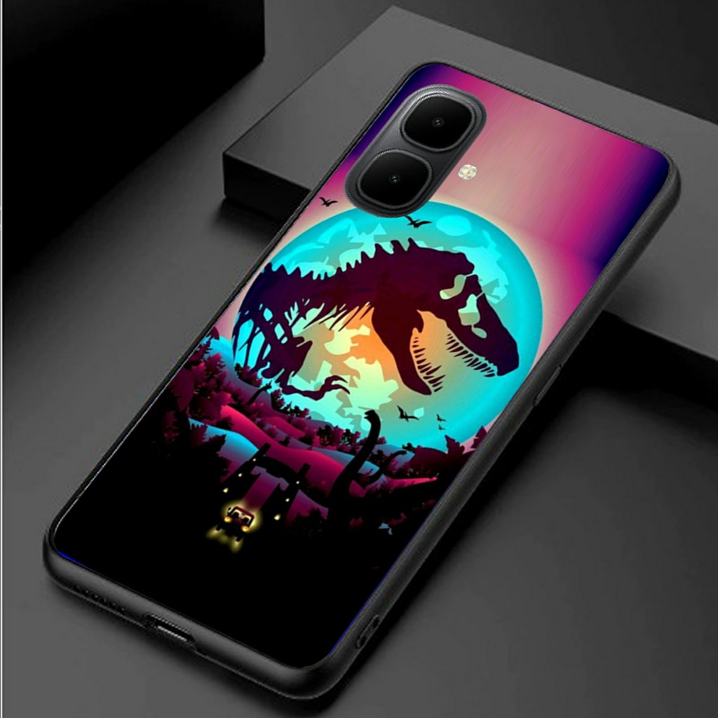 HP Infnix Smart 10 Glass Softcase [BSG-23] - เคสโทรศัพท์ Infnix Smart 10 - เคสกระจกอะคริลิค Infnix S