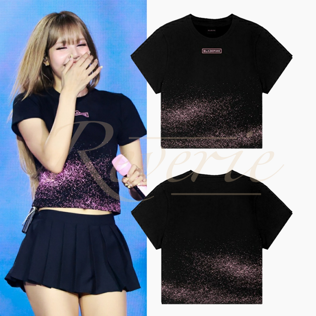CROPTOP CROP CONCERT BLACKPINK DEADLINE WORLD TOUR 2025 BLACK PINK KPOP BLINK IDOL OUTFIT TWINNING C
