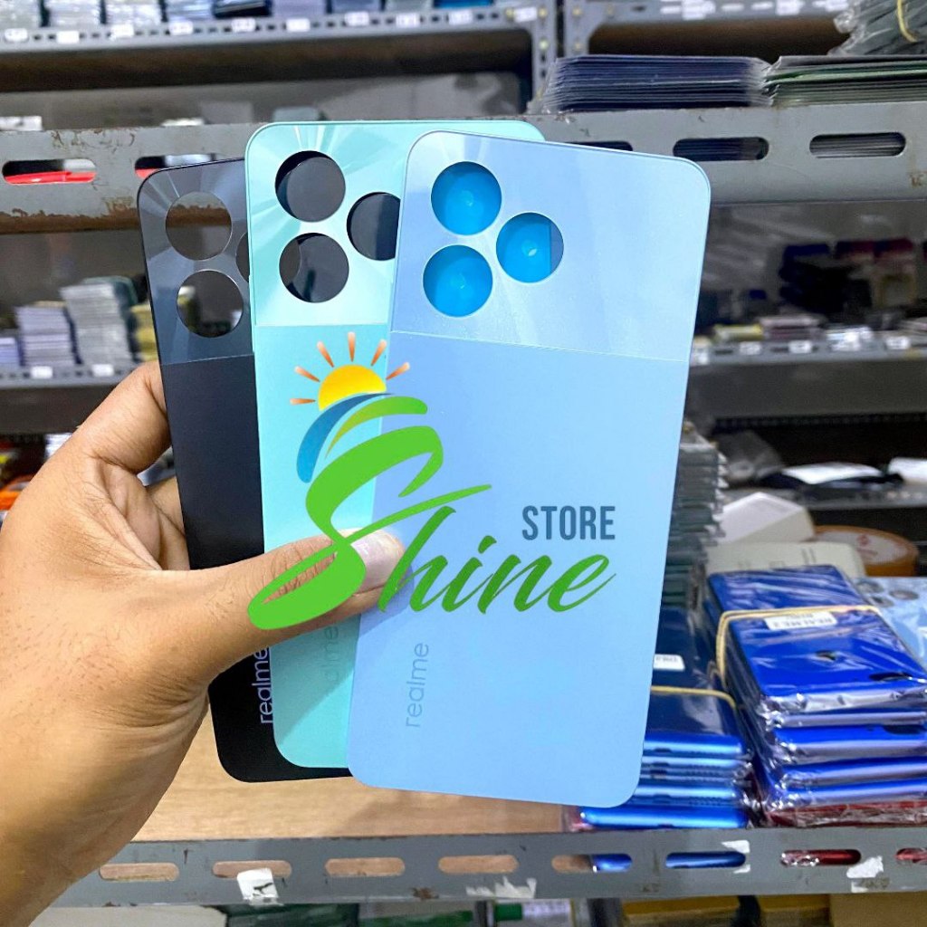 ที่อยู่อาศัยประตูหลัง HP Realme C51 RMX3830 Bekdor ปลอกฝาหลัง