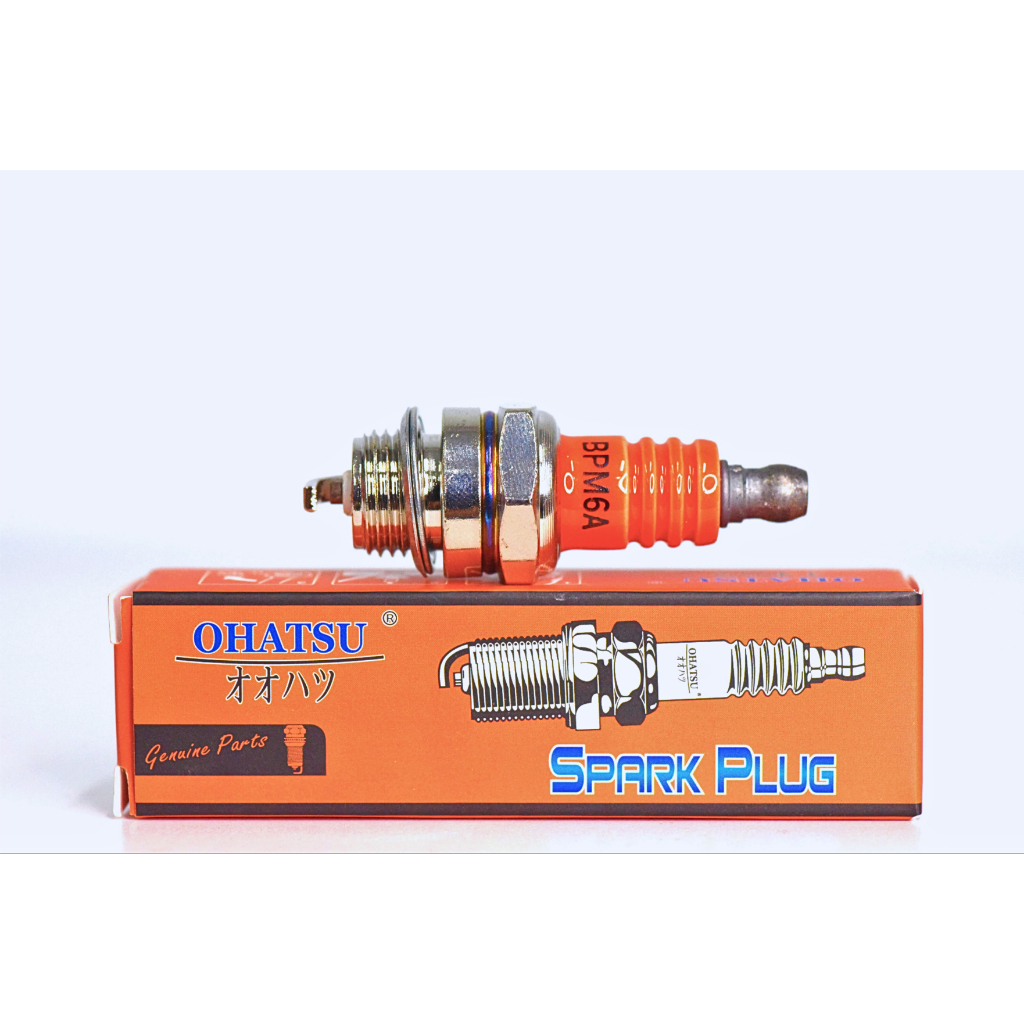 MESIN Ohatsu หัวเทียน BPM6A เครื่องตัดหญ้า BPM6A ดั้งเดิม, เครื่องพ่นยาแบบมือถือ