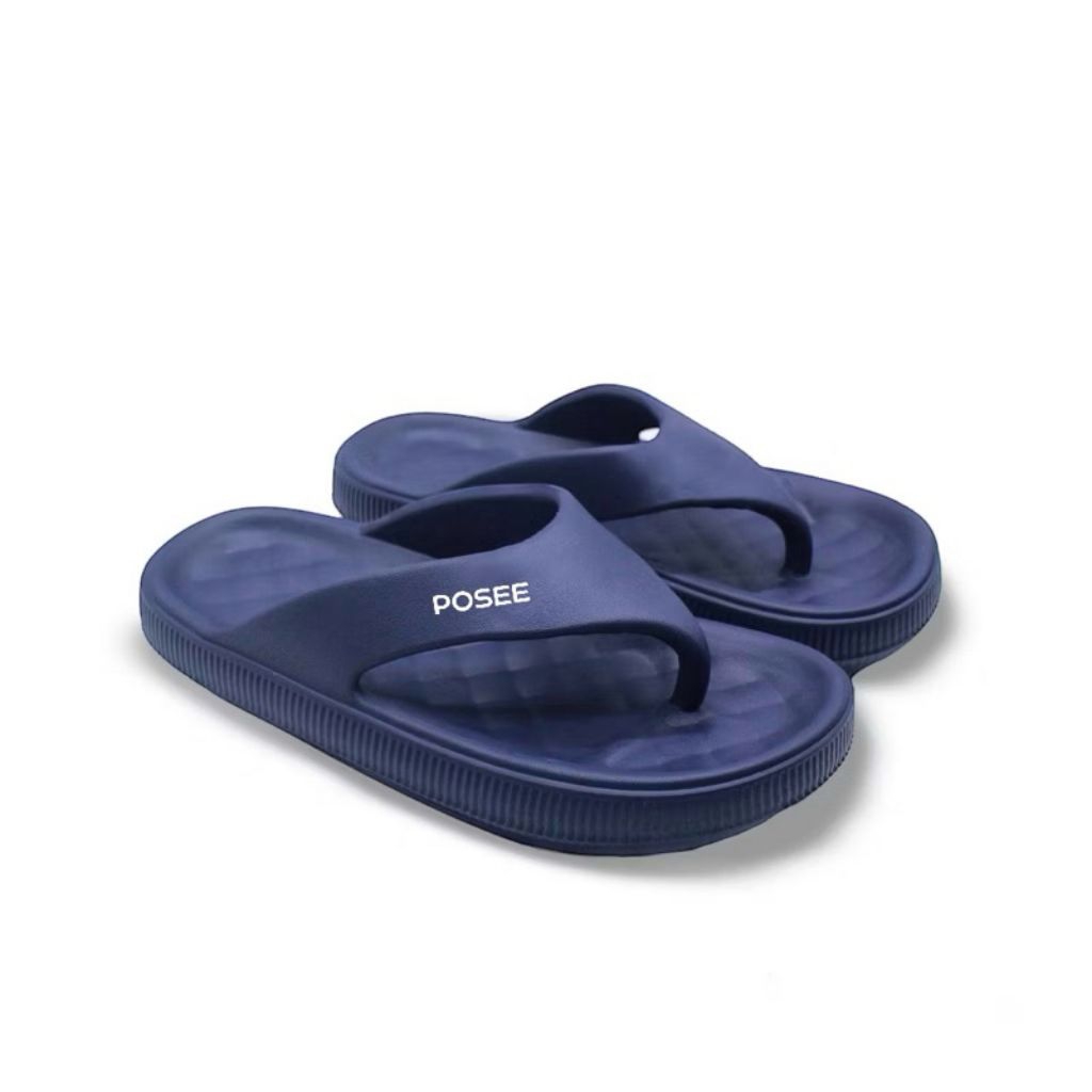 POSEE FLIP-FLIP SANDALS, รองเท้าแตะยางป้องกันการลื่นไถล, รองเท้าแตะผู้ชายสําหรับผู้ใหญ่
