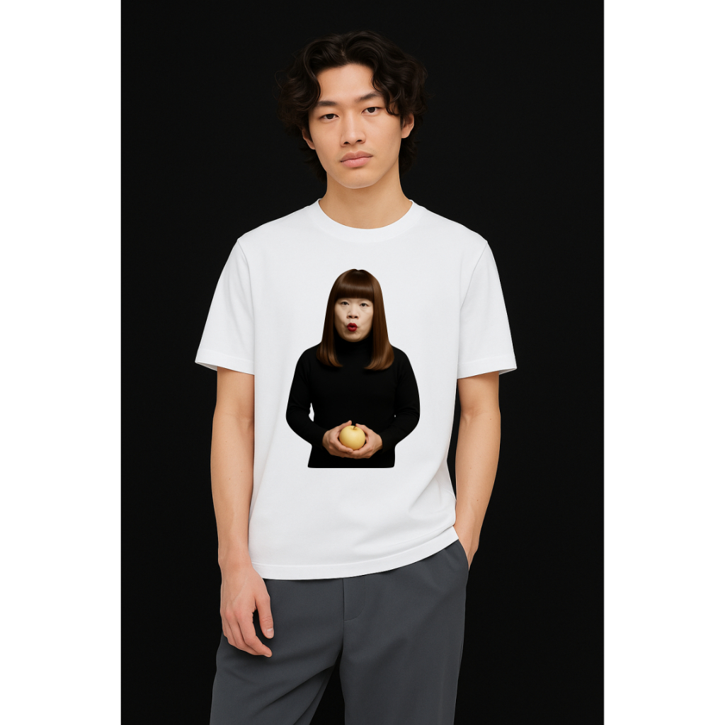 เสื้อยืดผู้ชายระดับพรีเมียมกับ Sister hong 3D Animation Motif เสื้อยืดผู้ชาย Hc0743 By hans & co