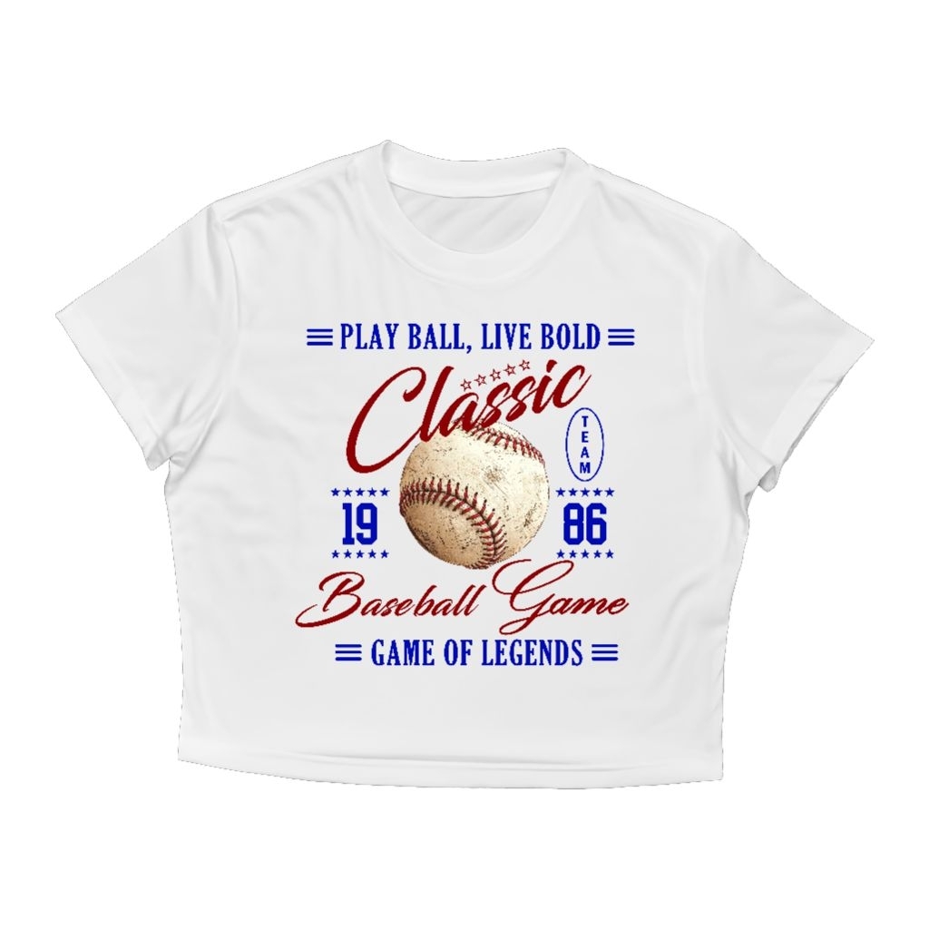 Baby Tee Play Ball Baseball