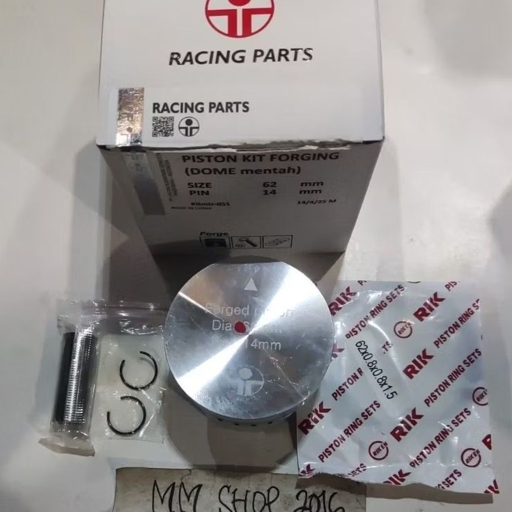 PISTON KIT FORGED FORGING PIN 14 PARTI RACING
