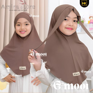 G-MOOI ฮิญาบเด็ก 1-8 ปี BERGO FRENCH KHIMAR ฮิญาบเด็ก ผ้าโพก…