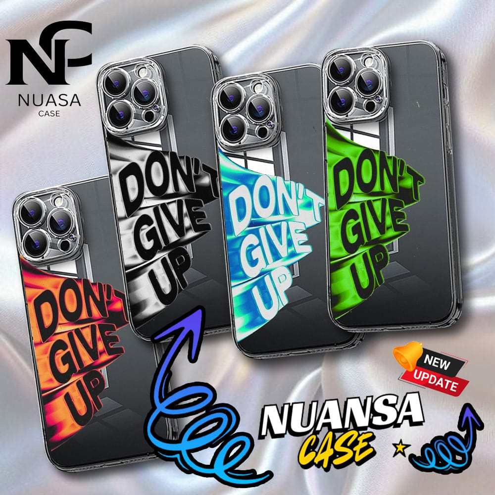 HP [NUNAS CASE ] Softcase Vivo Y30 Y30i Y50 Y51 Y51A Y53S 2020 Motif DONT GIVE UP Kekian - เคส Vivo 