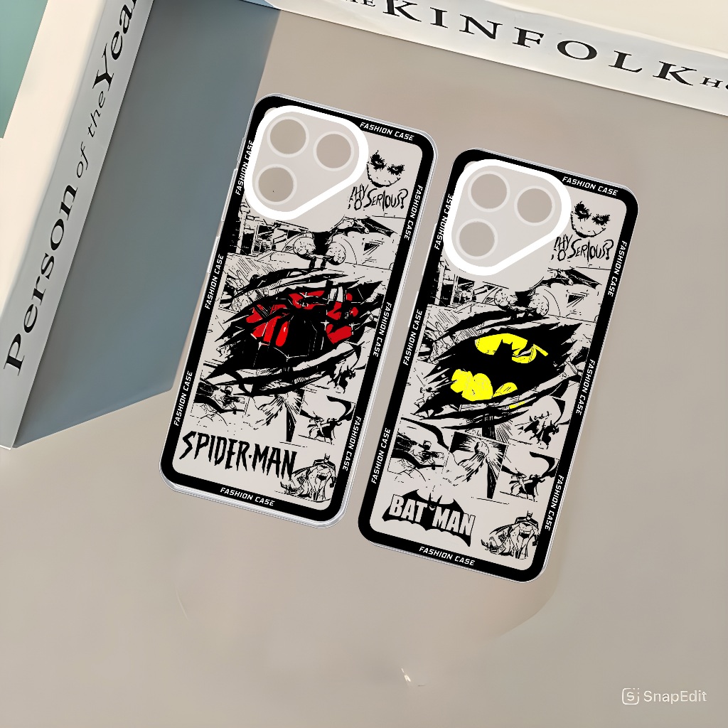 โปร่งใสใส SOftcase สําหรับ POVA 7 / 6 / 6 PRO / 5 / 5 PRO ล่าสุด 2025 กล้องซิลิคอน DY 2910