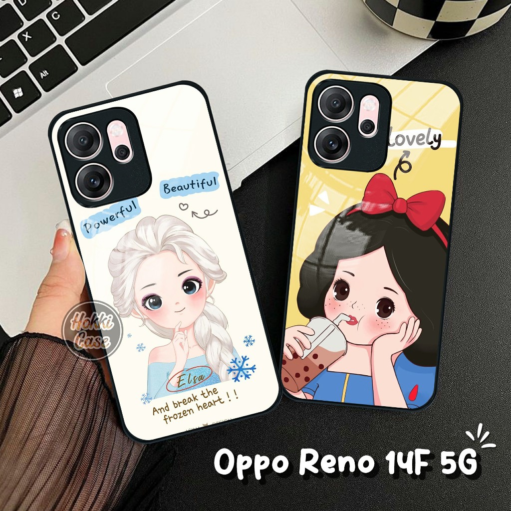 Oppo Reno 14F Hp Casing - Oppo Reno 14F 5G Softcase Glass - เคส Oppo Reno 14F - ซิลิโคนสําหรับ Oppo 