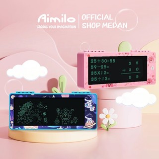 Aimilo - Drawing Box Kotak Pensil Aesthetic Dengan Papan Coret Tempat Pensil Anak Laki Laki Waterproof Kotak Pensil Anak Perempuan